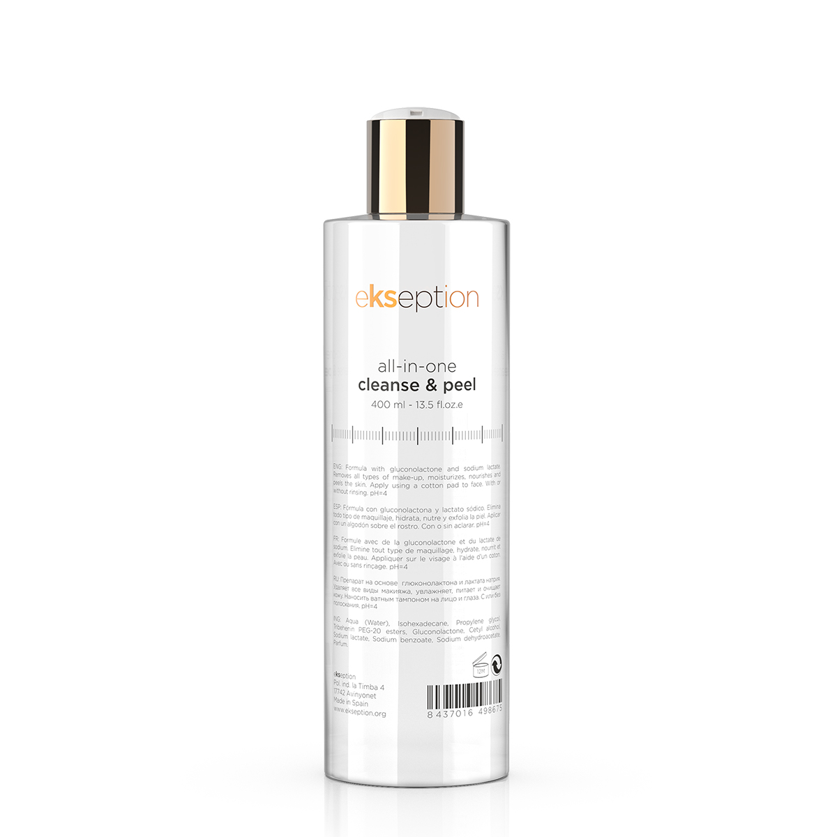 Ekseption All-in-One Cleanse & Peel 400 ml